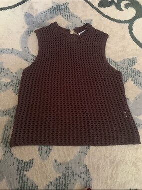 Zara  Crochet Sleeveless Tank Top